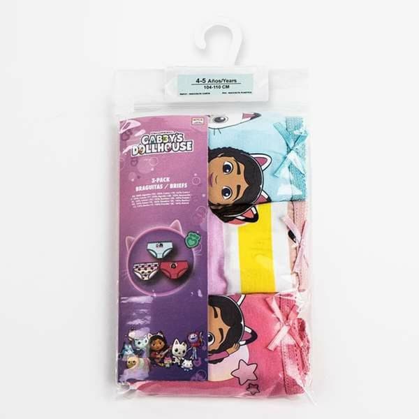 Förpackning med trosor för Flickor Gabby's Dollhouse Multicolour - 6-8 år