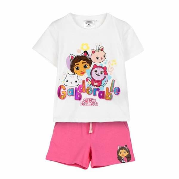 Set av kläder Gabby's Dollhouse Vit - 6 år