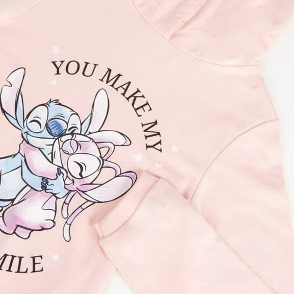 Kjole Stitch Lyserød Pige - 10 år