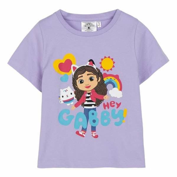 Børne Kortærmet T-shirt Gabby's Dollhouse Hvid - 2 år