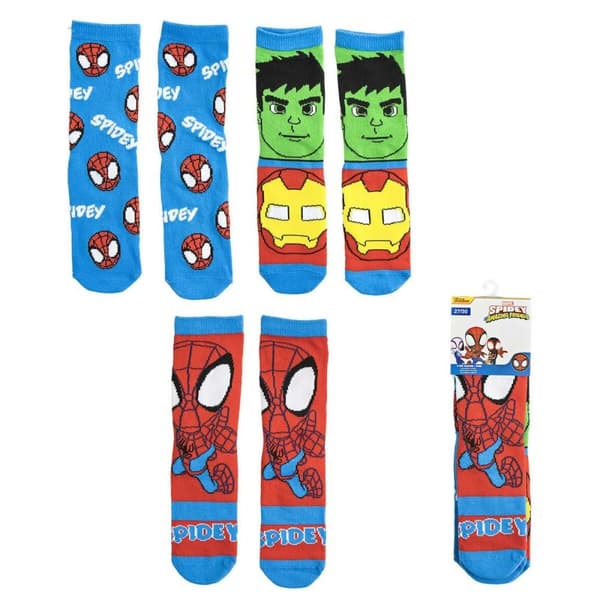 Sokker Spidey 3 par - 23-26
