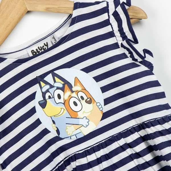 Mekko Bluey Tummansininen Tyttölapsi - 4 vuotta