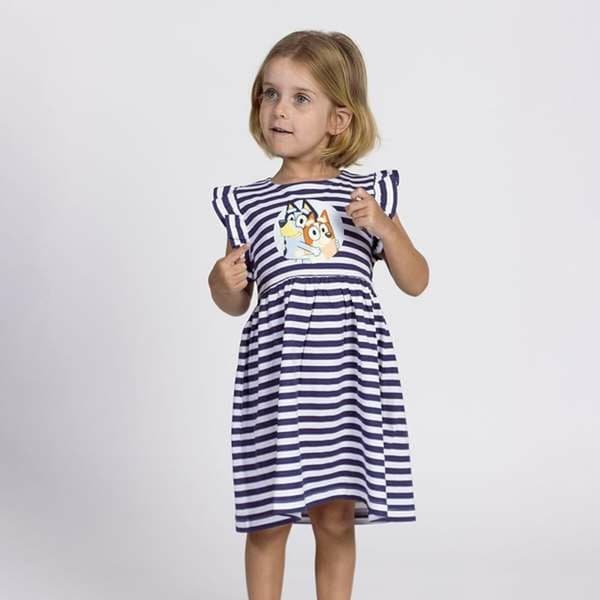 Mekko Bluey Tummansininen Tyttölapsi - 4 vuotta