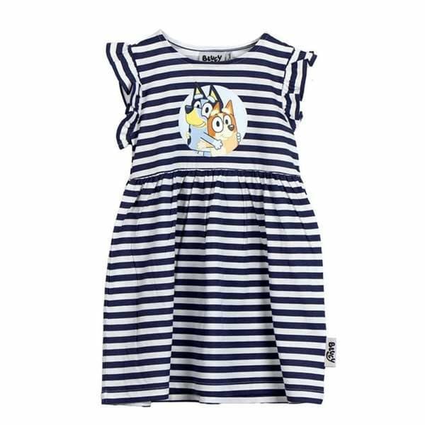 Mekko Bluey Tummansininen Tyttölapsi - 4 vuotta