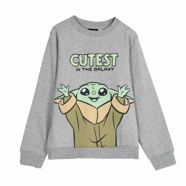 Lasten huputon collegepaita The Mandalorian Beige - 14 vuotta