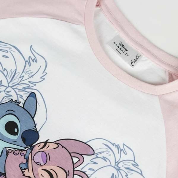 Pyjamas Barn Stitch Rosa - 12 år