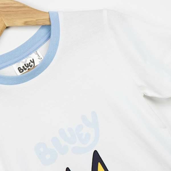 Pyjamas Barn Bluey Vit (6 år) - 6 år