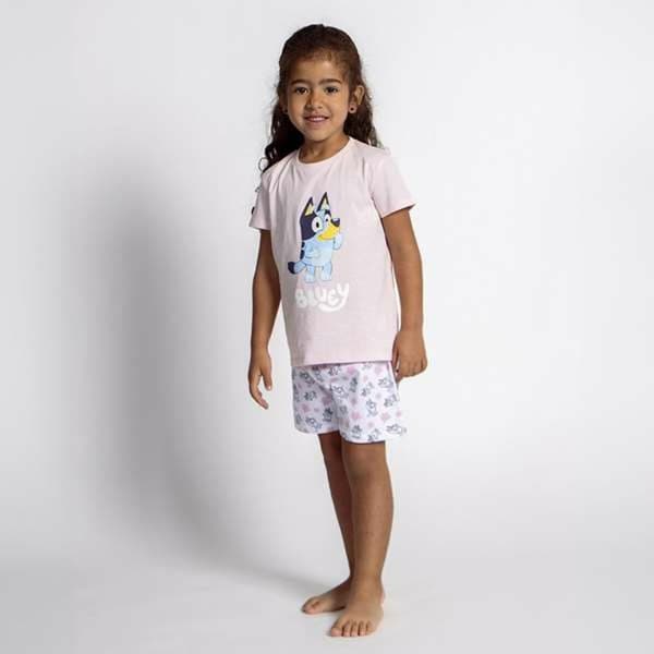 Pyjamas Barn Bluey Rosa - 2 år