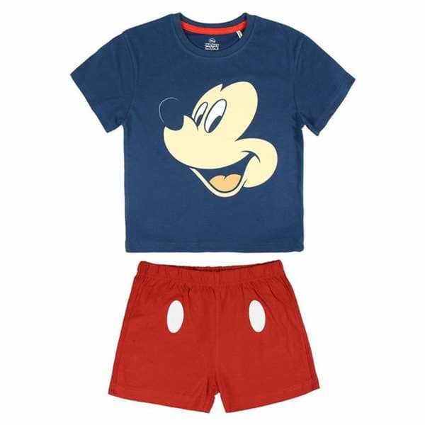 Pyjamas Barn Mickey Mouse Mörkblå - 4 år
