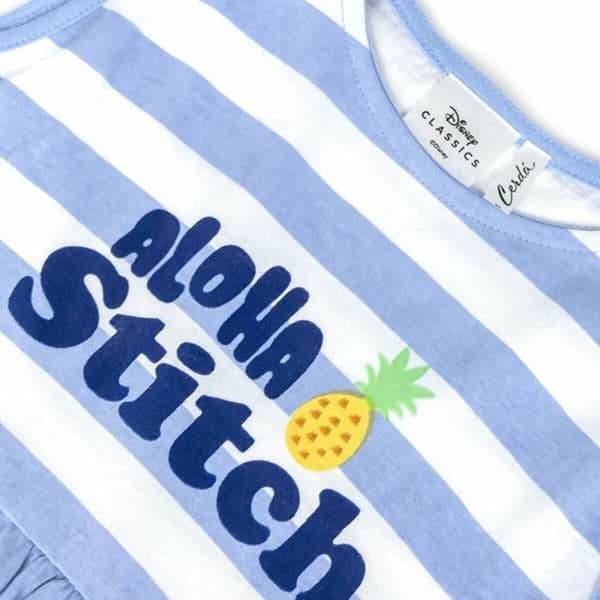 Kjole Stitch Blå Jente - 5 År