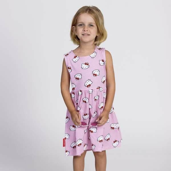 Kjole Hello Kitty Rosa Jente - 6 År