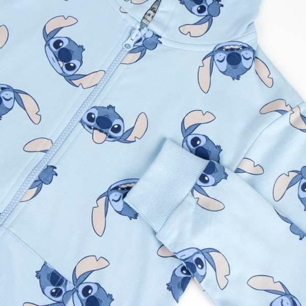 Hettegenser for jenter Stitch Lyse Blå - 12 År