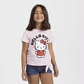Miniatyrbilde 3 av 5: Barne Kortermet T-skjorte Hello Kitty Lyse Rosa - 4 År