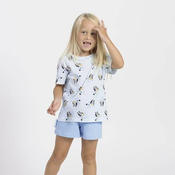 Sett med klær Bluey Blå - 5 År