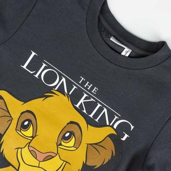 Unisex huputon collegepaita The Lion King Tumman harmaa - 3 vuotta