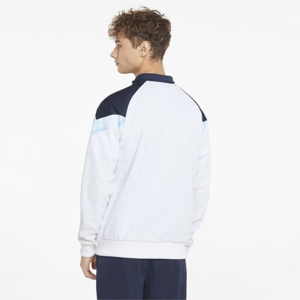 Olympique de Marseille Om Iconic Mcs Mesh träningsjacka - Marin/vit - S