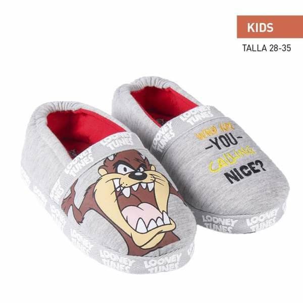 Hustofflor Looney Tunes Ljusgrå 30-31