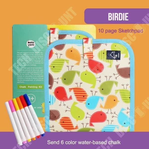 TD® Kids Graffiti Soft Board Multi-Function Writing Board Book Dubbelsidig 10ml Heminlärning Kontorsmaterial