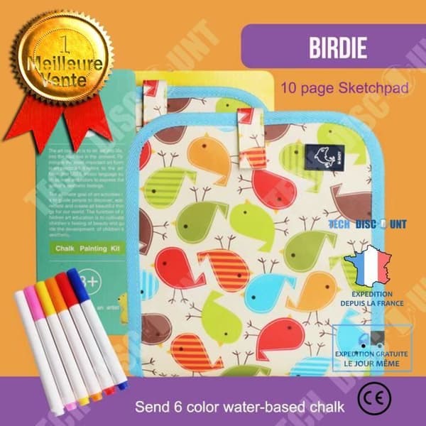 TD® Kids Graffiti Soft Board Multi-Function Writing Board Book Dubbelsidig 10ml Heminlärning Kontorsmaterial