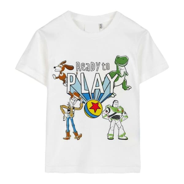 Lasten Lyhythihainen paita Toy Story Valkoinen - 3 vuotta