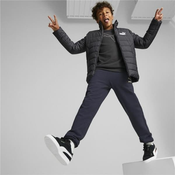 Sportsjakke til børn Puma Essentials Padded Sort - 4-5 år
