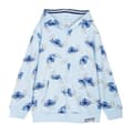 Miniatyrbillede 1 af 3: Sweatshirt med hætte til piger Stitch Lyseblå - 6 år