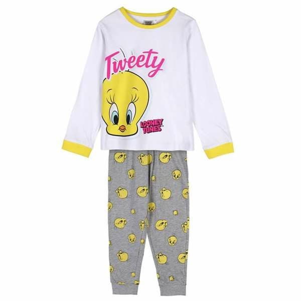Nattøj Børns Looney Tunes Hvid - 3 år