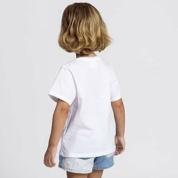 Børne Kortærmet T-shirt Frozen Hvid - 5 år