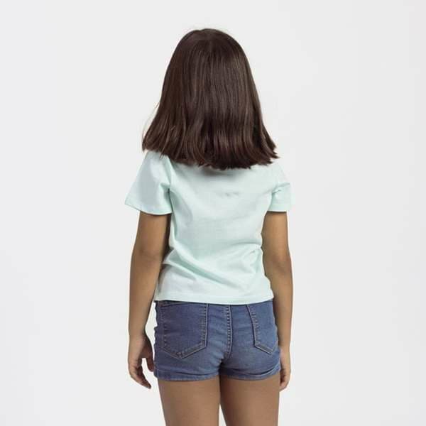 Børne Kortærmet T-shirt Stitch Grøn Turkisblå - 6 år
