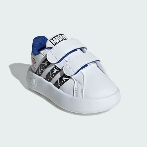 Sportssko til baby Adidas GRAND COURT SPIDER Hvid - 25.5