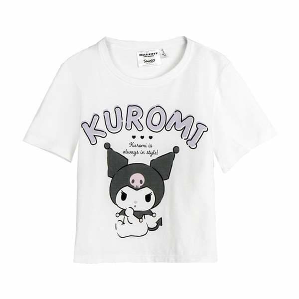 Børne Kortærmet T-shirt Hello Kitty Hvid - 2 år