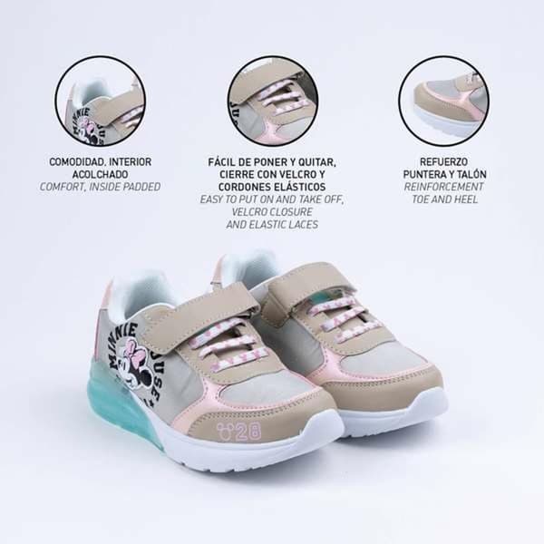 Sportssko til børn Minnie Mouse Beige - 30
