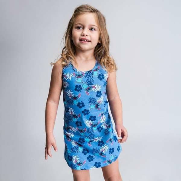 Kjole Stitch Blå Pige - 3 år