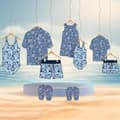 Miniatyrbillede 6 af 6: Kjole Stitch Blå Pige - 3 år