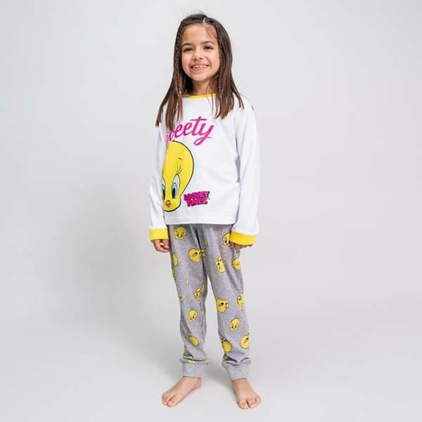 Pyjamat Lasten Looney Tunes Valkoinen - 3 vuotta