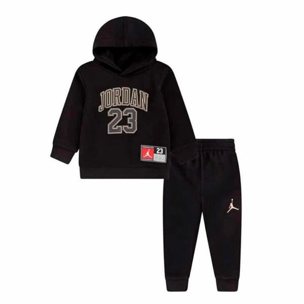 Lasten urheiluasu Jordan Pack Po Set Musta 2 Kappaletta - 5-6 vuotta