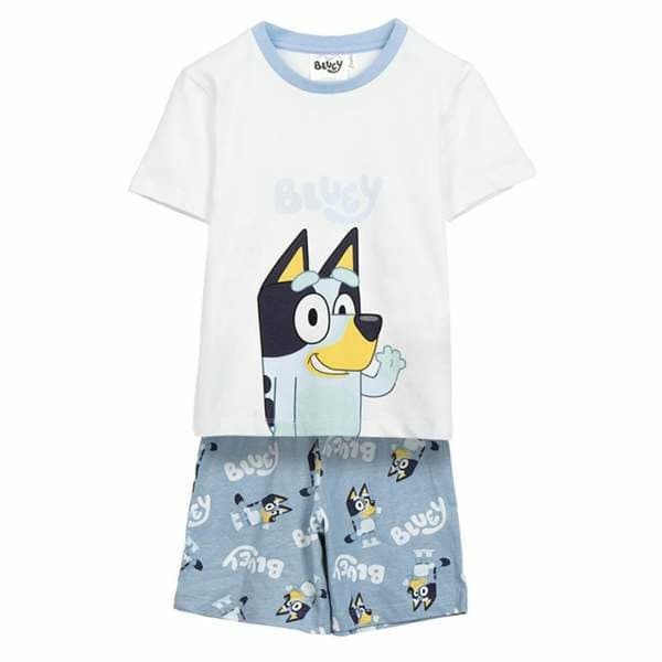Pyjamat Lasten Bluey Valkoinen (6 vuotta) - 6 vuotta