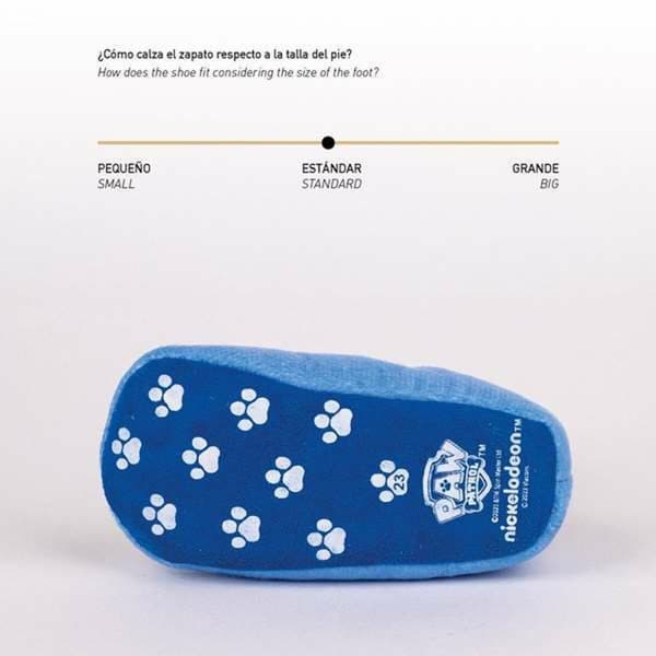 Hustofflor The Paw Patrol Blå 23