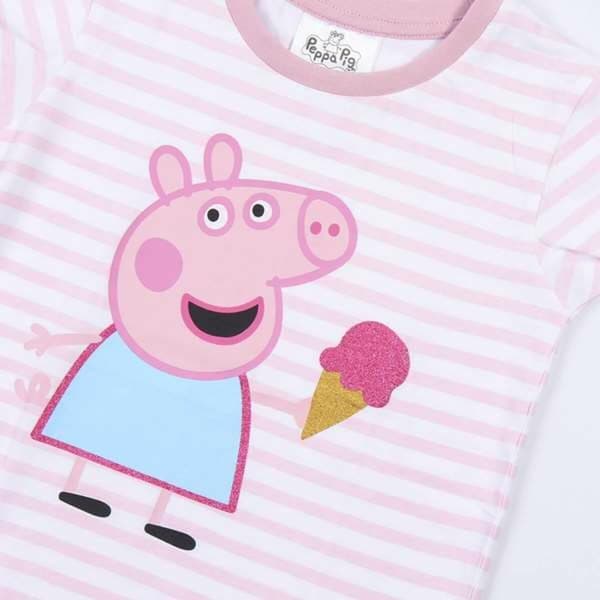Barn T-shirt med kortärm Peppa Pig Rosa 6 år
