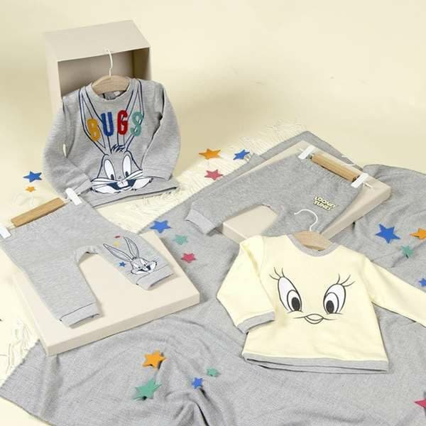 Träningskläder, Baby Looney Tunes Grå 3 månader