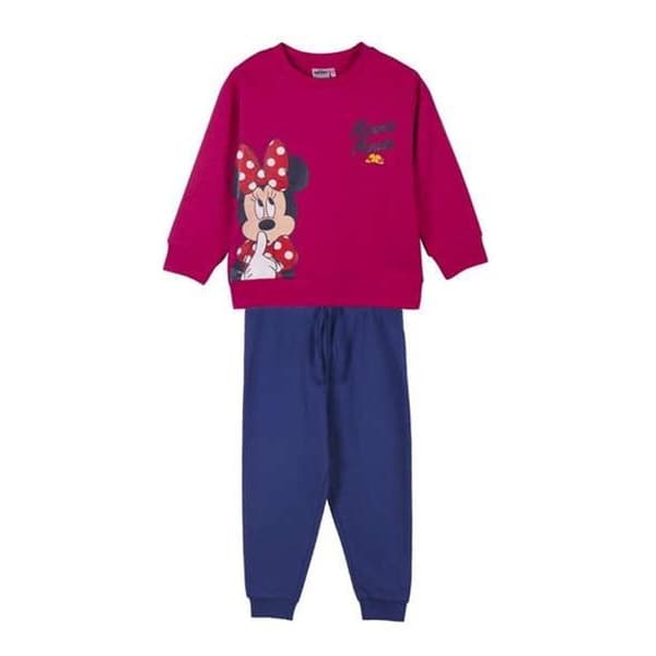 Træningsdragt til børn Minnie Mouse Fuchsia 8 år