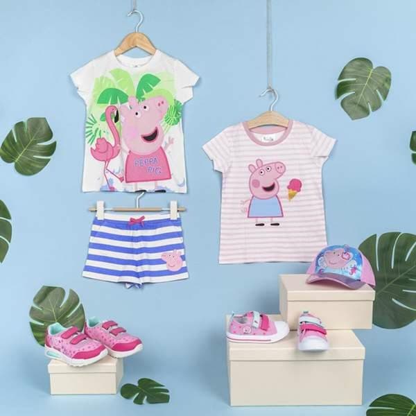 Lasten Lyhythihainen paita Peppa Pig Pinkki 6 vuotta