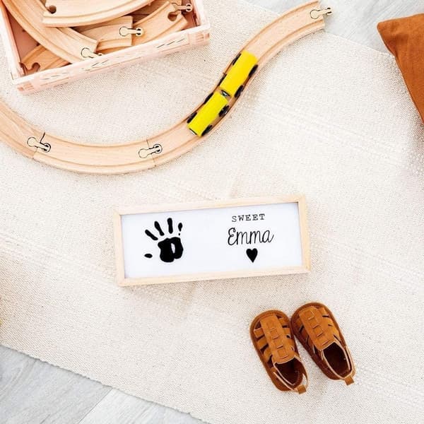 Baby Art Ljuslåda av trä - Imprint Ljuslåda
