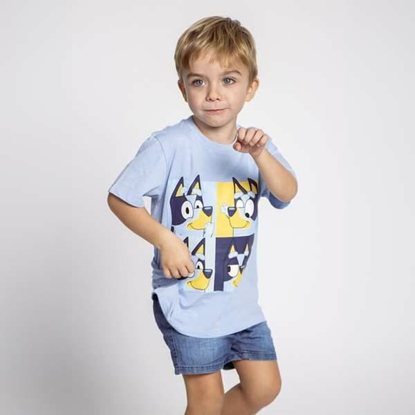 Barn T-shirt med kortärm Bluey Ljusblå 4 år