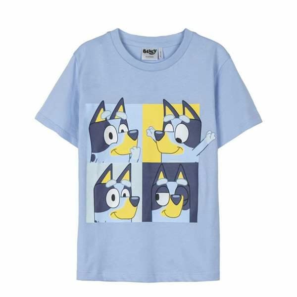 Barn T-shirt med kortärm Bluey Ljusblå 3 år