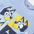 Miniatyrbillede 3 af 5: Børne Kortærmet T-shirt Bluey Lyseblå 4 år