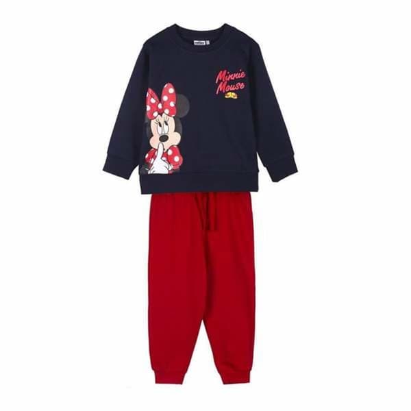 Træningsdragt til børn Minnie Mouse Mørkeblå 3 år