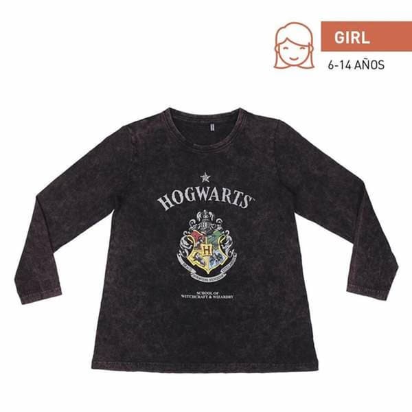 Lasten pitkähihainen T-paita Harry Potter Tumman harmaa 10 vuotta