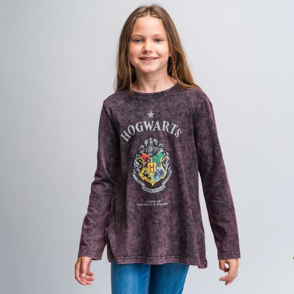 Lasten pitkähihainen T-paita Harry Potter Tumman harmaa 10 vuotta