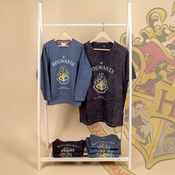 Lasten pitkähihainen T-paita Harry Potter Tumman harmaa 10 vuotta